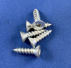 Flat Head Sheet Metal Tapping Screws Square Drive ZP