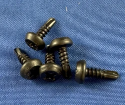 Binding Head Self Drilling Tek Screws Phillips Black Zinc