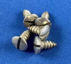 Oval Head Sheet Metal Tapping Screws Slotted Stainless