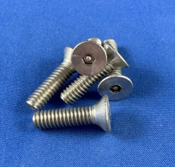 Flat Head Security Hex Drive Machine Screws Stainless